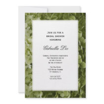 Annabelle Hydrangea Bridal Shower Invitation