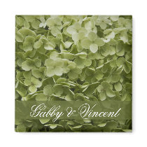 Annabelle Hydrangea Wedding Magnet
