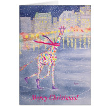 Annabelle on Ice Christmas Card