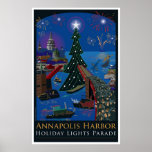 Annapolis Holiday Lights Parade Print