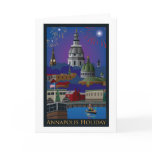 Annapolis Holiday with title Greeting Card