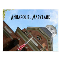Annapolis, MD courthouse postcard