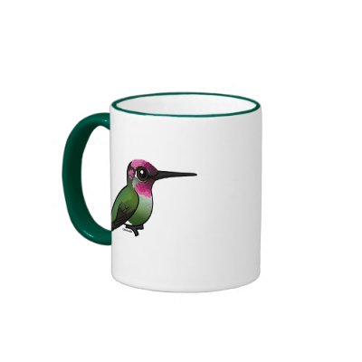 Anna's Hummingbird Mugs by birdorable