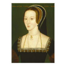 Anne Boleyn Second Wife of Henry VIII Portrait Personalized Invites