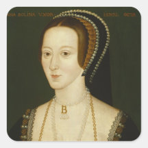 Anne Boleyn Square Stickers