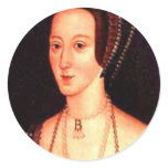 Anne Boleyn Round Stickers