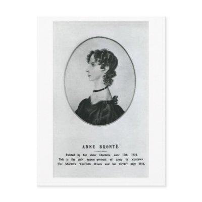 Anne Brontë portrait Post Cards by aapshop