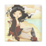 Anne - fairy pirate fantasy magnet