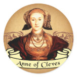 Anne of Cleves Classic Round Sticker