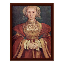 Anne Of Cleves. Hans Holbein The Younger Postcard