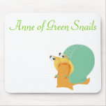 Anne of Green Snails mousepad