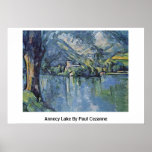 Annecy Lake By Paul Cezanne Posters