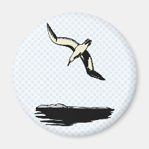 Annie Albatross Refrigerator Magnet