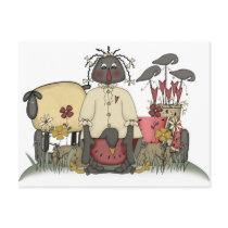 Annie Doll Sheep & Crows Post Cards