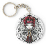 "Annie" Gothic Victorian Couture Fairy Keychain