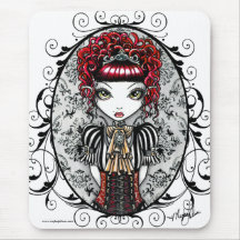Annie Gothic Victorian Fae Mousepad