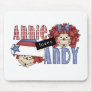 Annie Loves Andy Ragdoll Mouse Mat