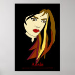 Annie (on black) poster