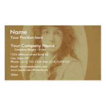 Annie Russell, 'Mice and Men' Retro Theatre Business Card Template