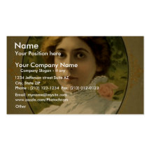 Annie Russell Vintage Theatre Business Cards