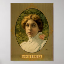 Annie Russell Vintage Theatre Poster