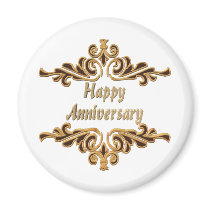 anniversary 2t refrigerator magnet