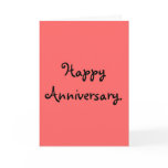 Anniversary cards