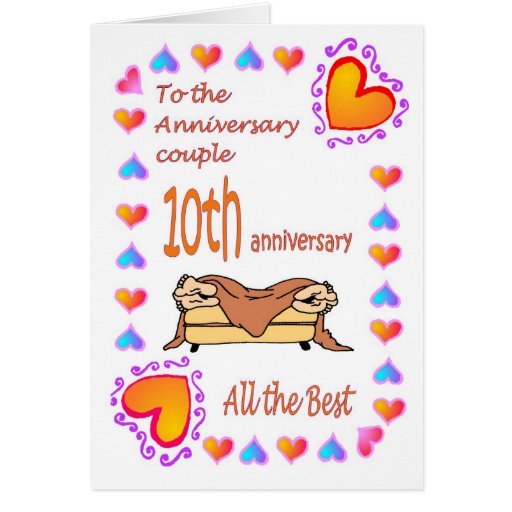 10th Wedding Anniversary Cards Photo Card Templates Invitations More