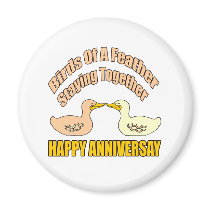 anniversary ducks t refrigerator magnets