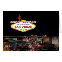 ANNIVERSARY In Fabulous Las Vegas Card