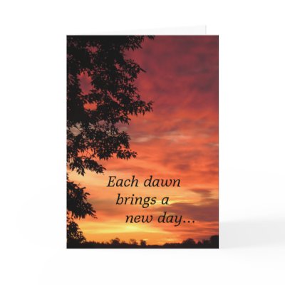 anniversary of a death - dawn greeting cards by aftercarestore