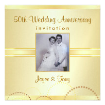 Anniversary Party - Custom Photo Invitations