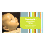 "Announcing": Birth Announcement photo cards