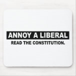 ANNOY A LIBERAL. READ THE CONSTITUTION MOUSE PAD