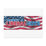 Annoy A Liberal VOTE Post Card