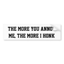 Annoying Drivers Bumper Stickers
