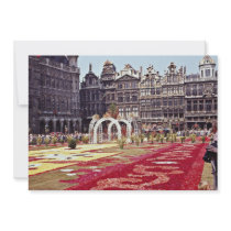 Annual Flower Festival at La Grande Place, Brussel Custom Invitations