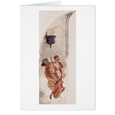 Annunciation Angel By Jacopo Pontormo Greeting Card by artpaintings