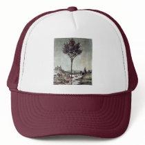 Annunciation  By Botticelli Sandro (Best Quality) Mesh Hat