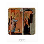 Annunciation By Duccio Post Card