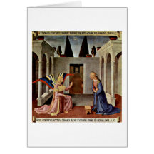 Annunciation By Fra Angelico Card