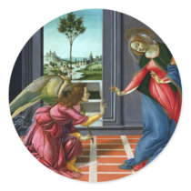 Annunciation by Sandro Botticelli Sticker