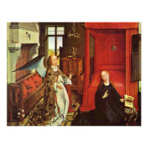 Annunciation By Weyden Rogier Van Der Custom Invite
