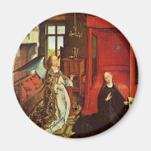 Annunciation By Weyden Rogier Van Der Magnets