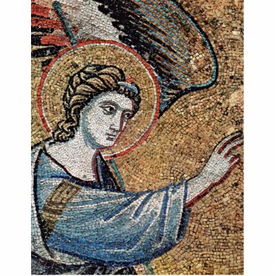 Annunciation Detail By Pietro Cavallini Cut Out by Artcollection