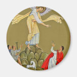 Annunciation To The Shepherds By Meister Der Reich Fridge Magnet