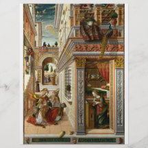 Annunciation With St. Emidius, 1486 Flyer Design
