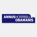 Annus Horribillis Obamanis Bumper Sticker