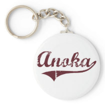 Anoka Minnesota Classic Design Keychains