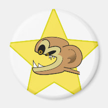 Anonymous_crazy_monkey Refrigerator Magnets
